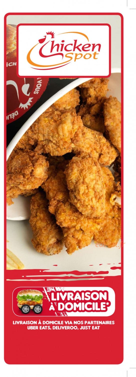 Chicken Spot — carte page 1