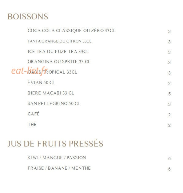 Grill Bar — carte page 10