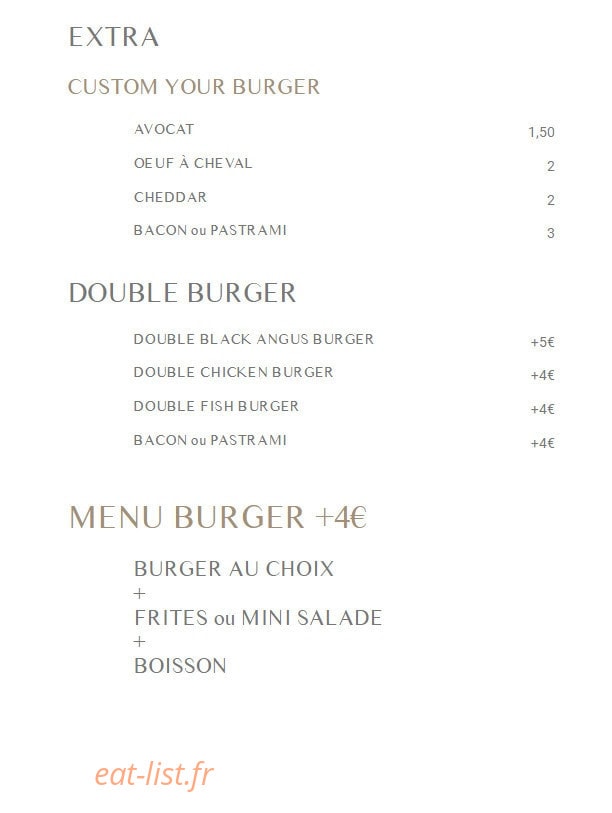 Grill Bar — carte page 3