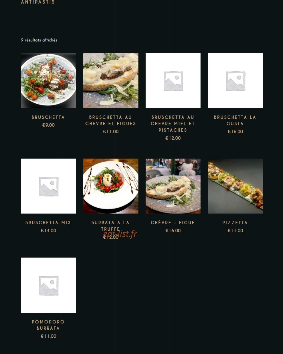 La gusta — carte page 1
