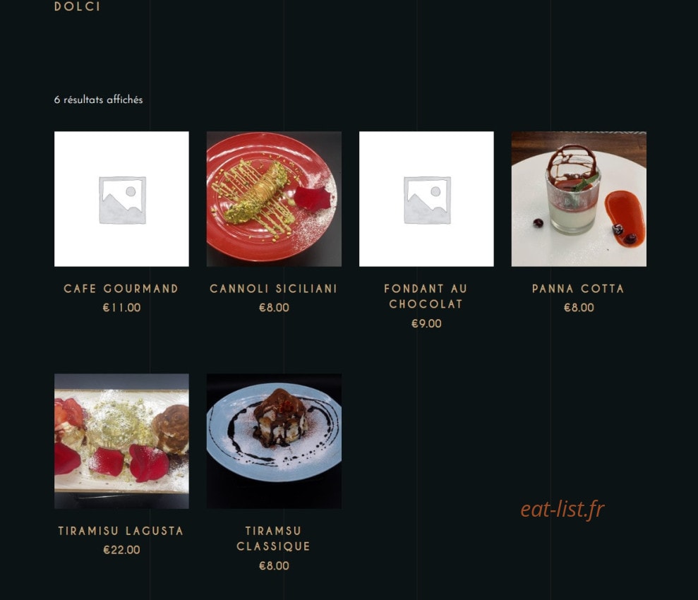 La gusta — carte page 8
