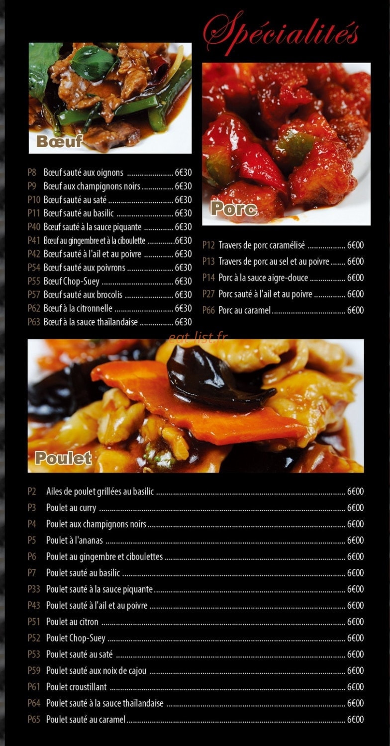 Lilas Exquis — carte page 17