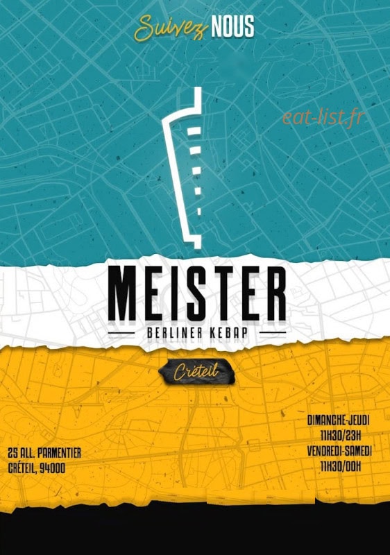 Meister Berliner Kebap — carte page 1