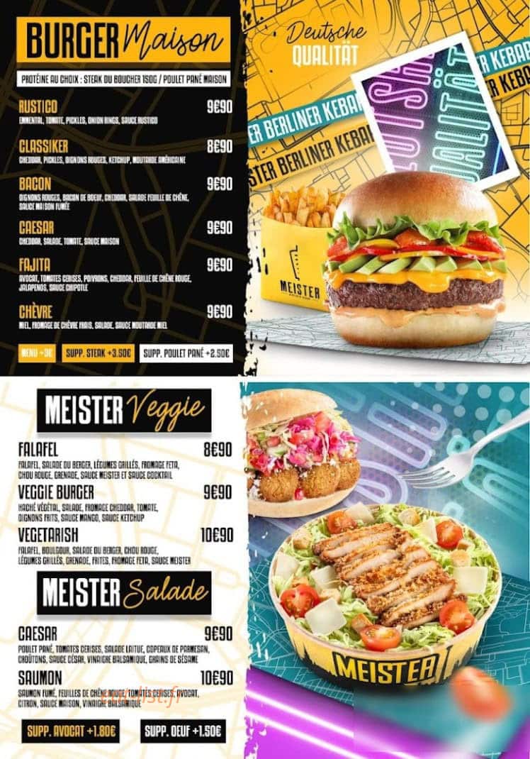 Meister Berliner Kebap — carte page 2
