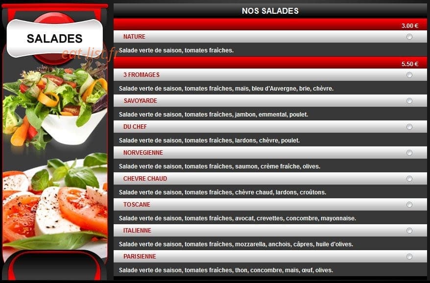 Pizza Le Maestro — carte page 9