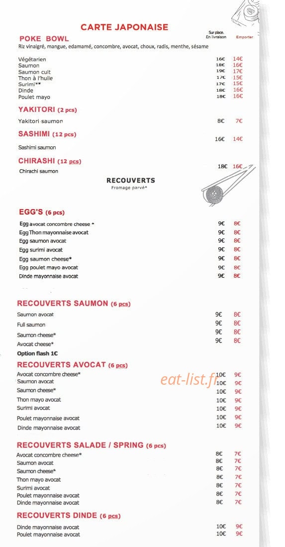 Sushyne — carte page 6