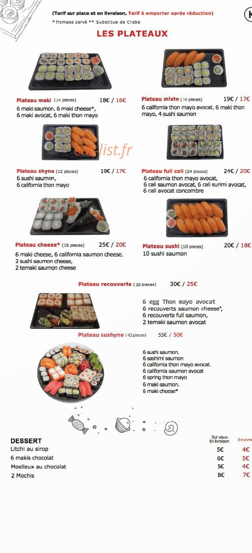 Sushyne — carte page 2