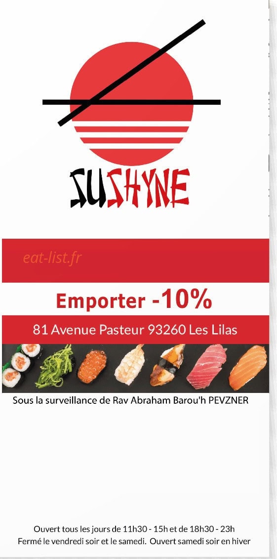 Sushyne — carte page 1