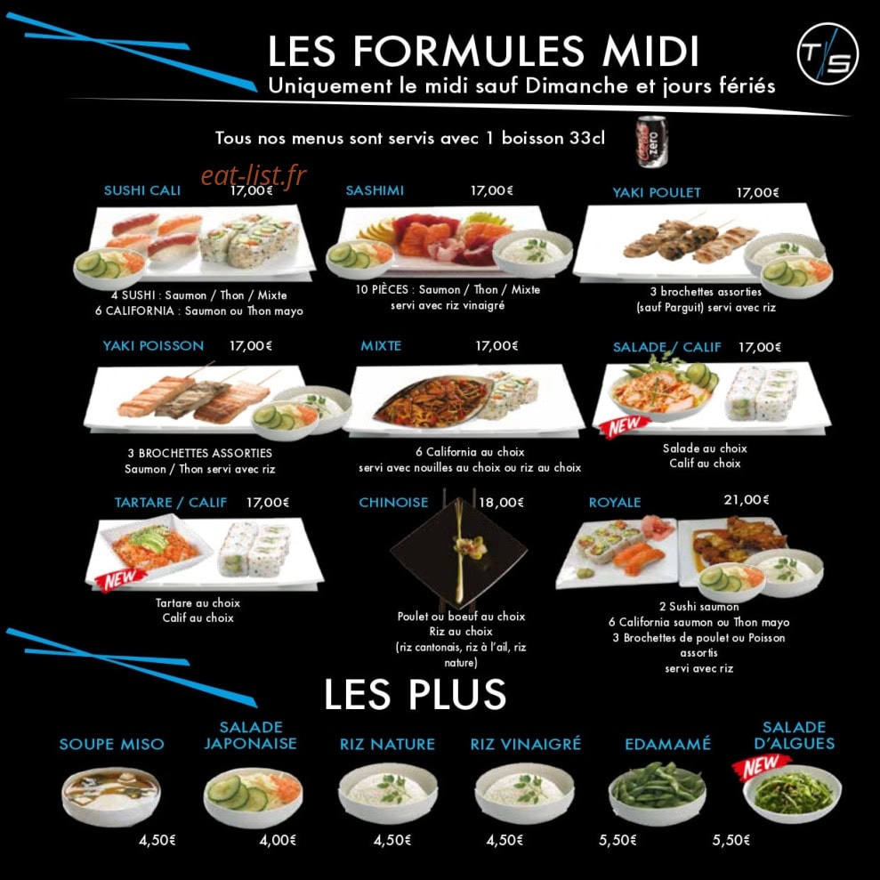 Thai Sushi — carte page 2