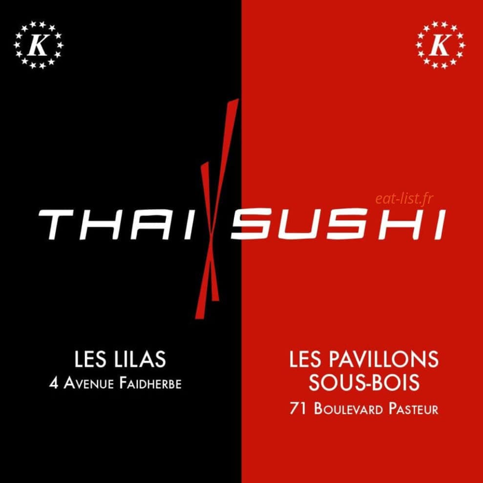 Thai Sushi — carte page 1