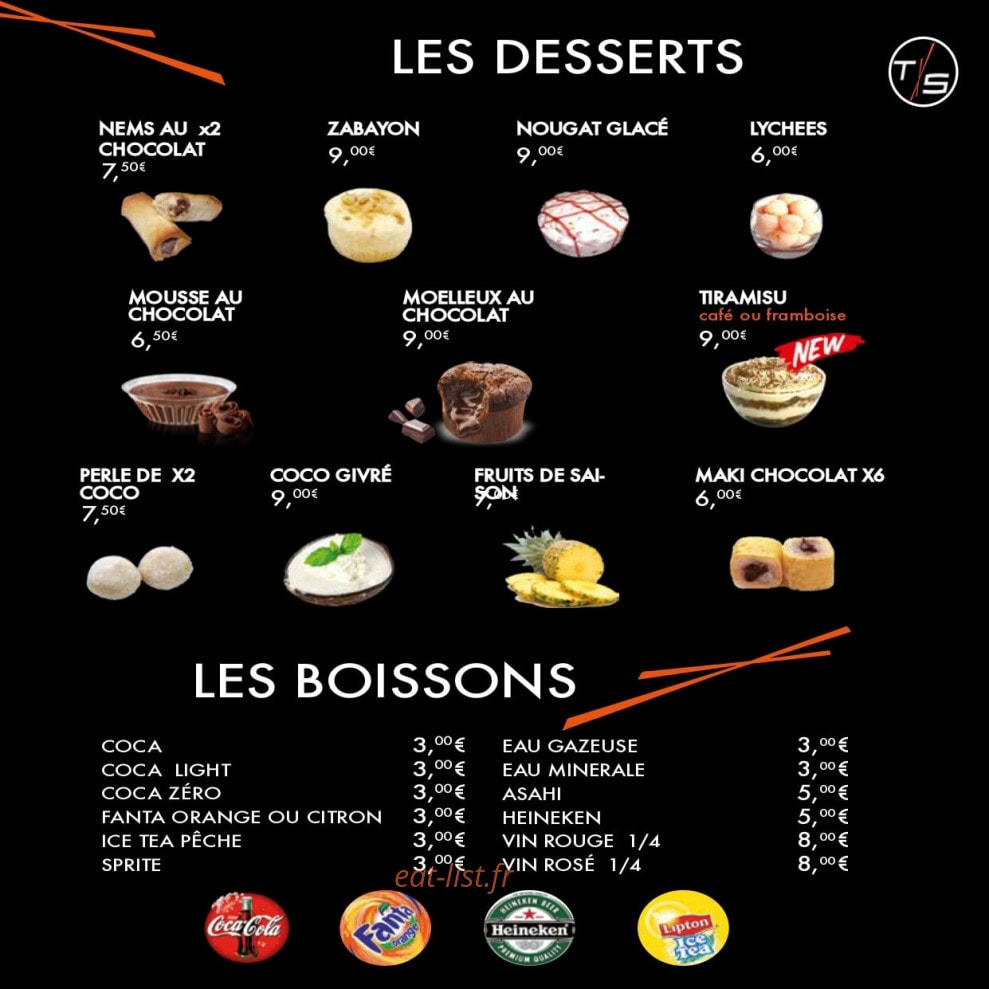 Thai Sushi — carte page 11