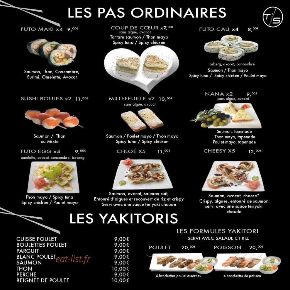 Thai Sushi — carte page 8