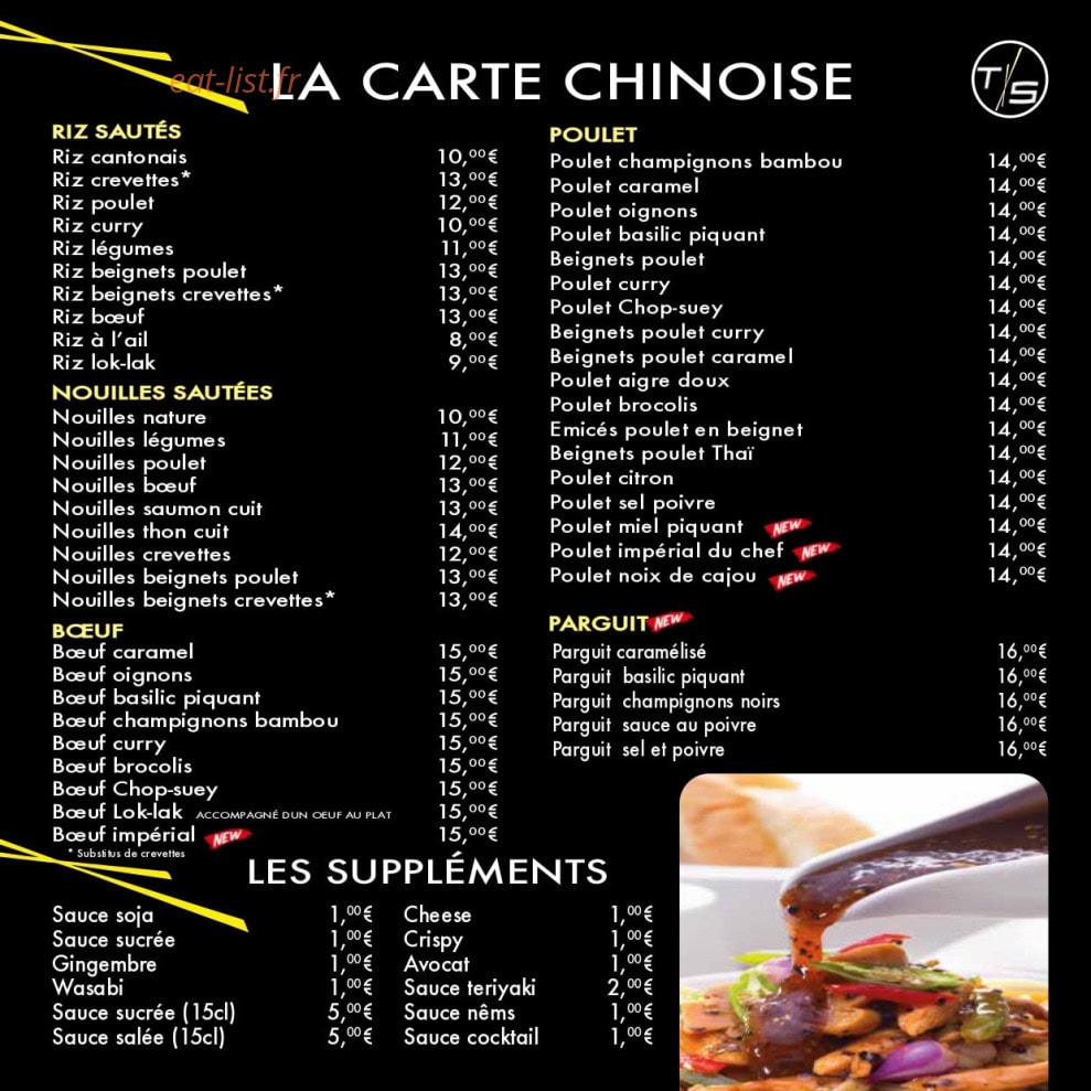 Thai Sushi — carte page 10