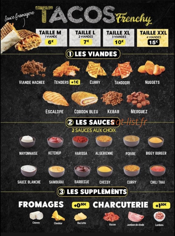 Family'Z Canteen — carte page 3