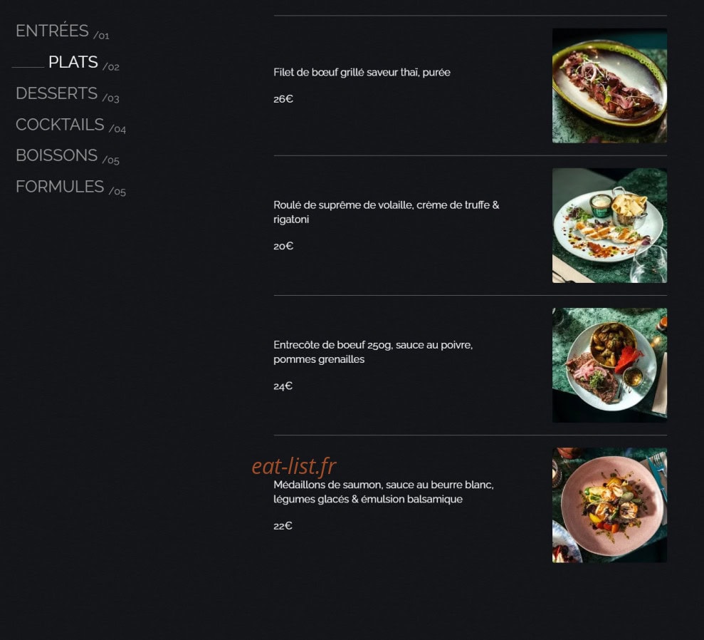 Le Groov’ — carte page 2