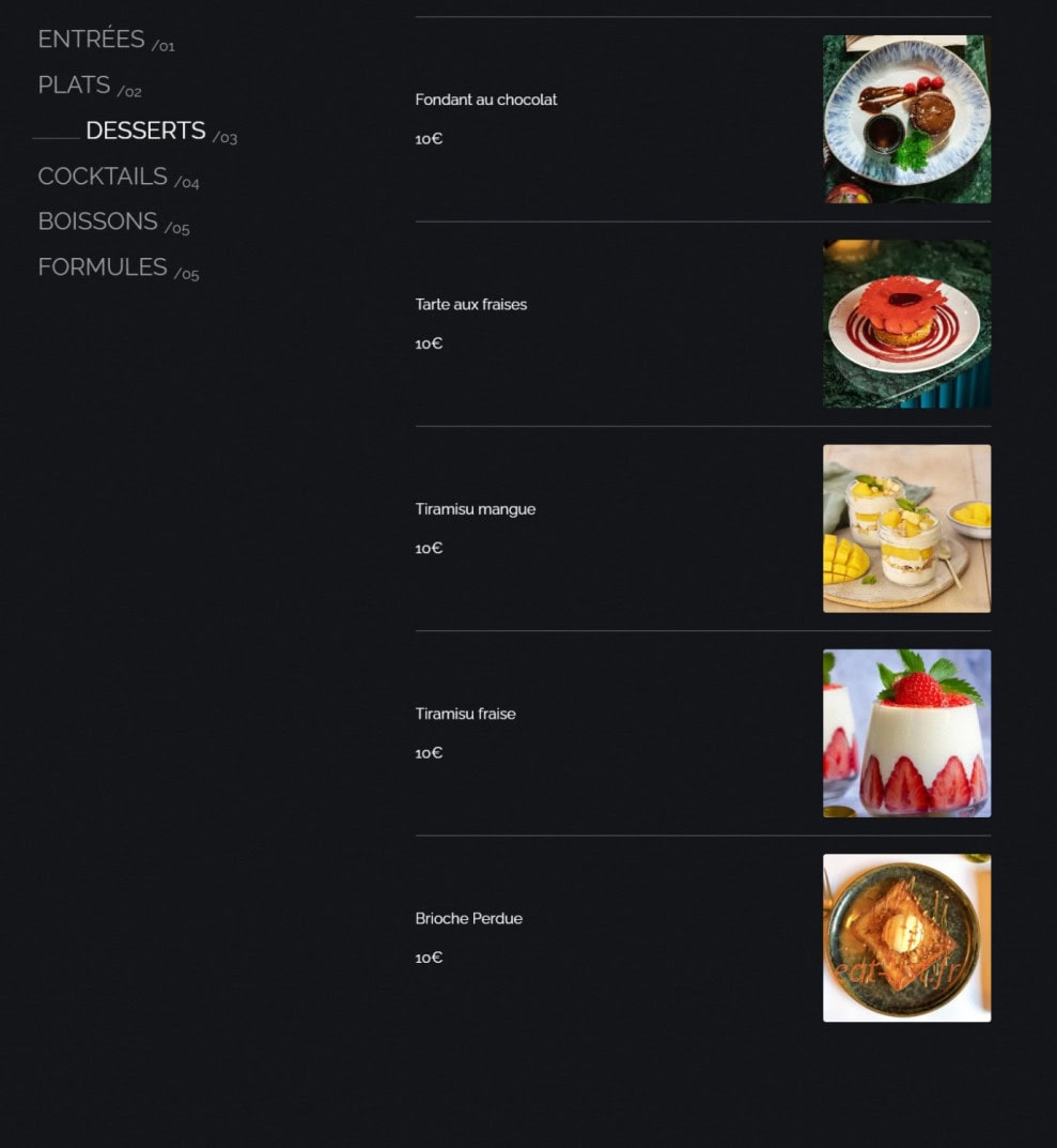 Le Groov’ — carte page 3