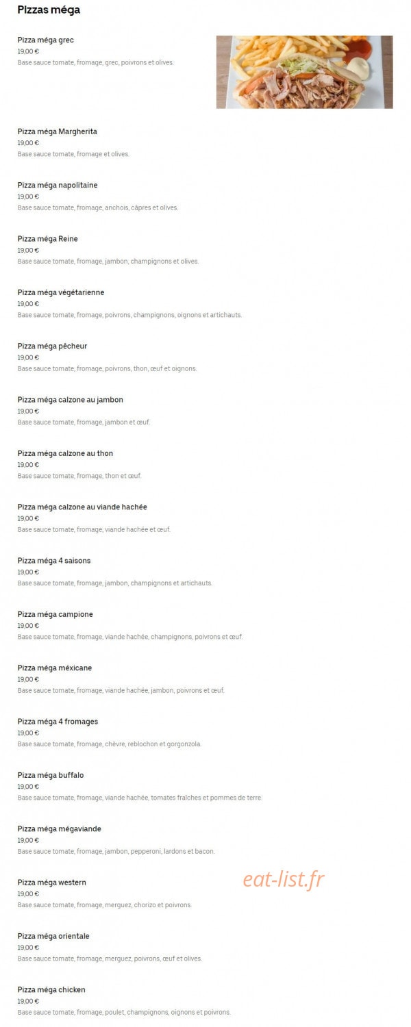 Le Prince Food — carte page 9