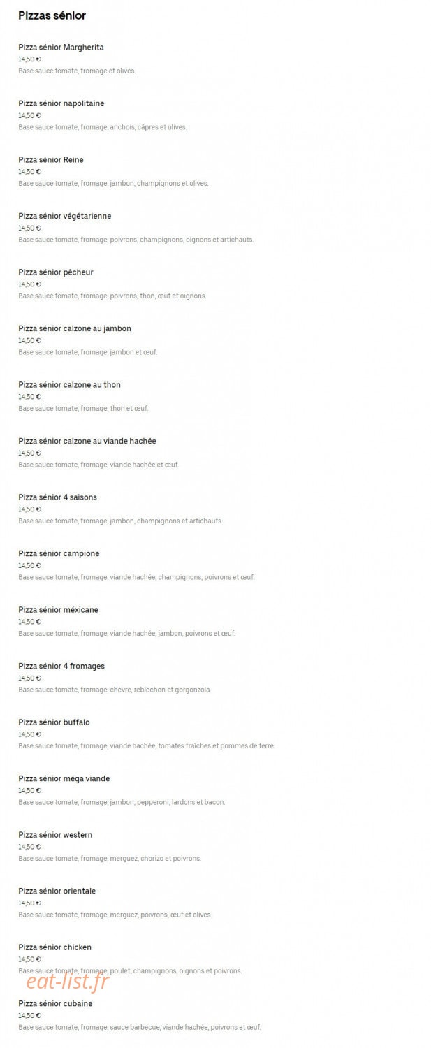 Le Prince Food — carte page 7