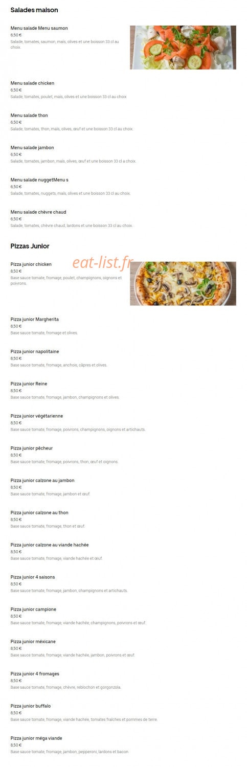 Le Prince Food — carte page 5