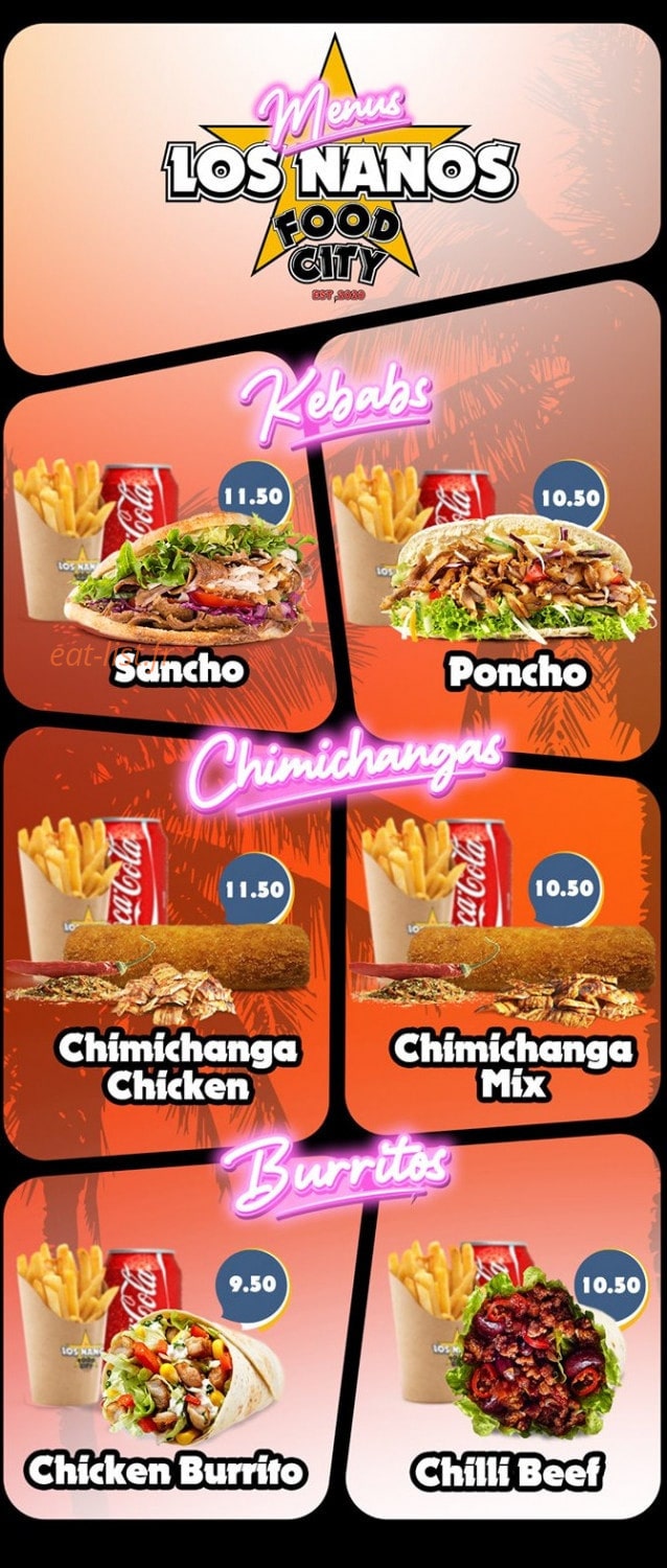 Los Nanos — carte page 3