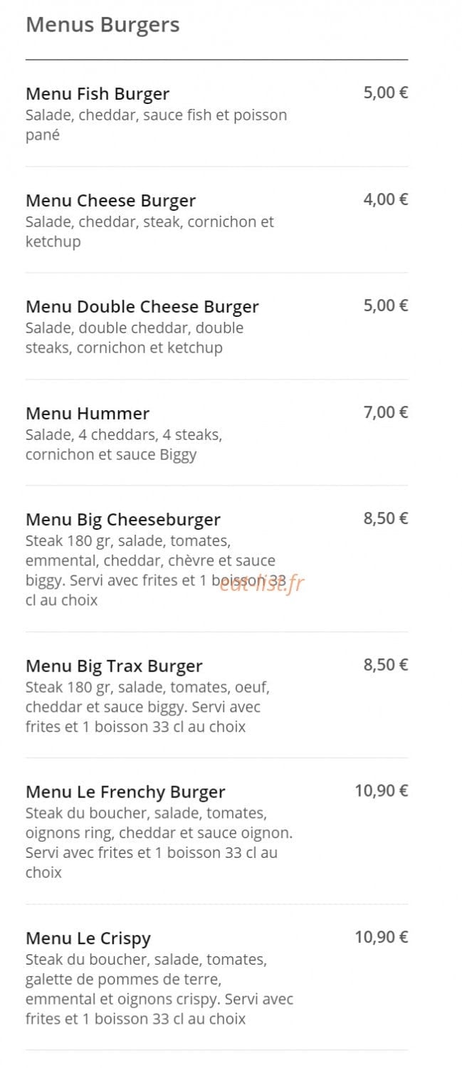 Pizza News — carte page 3