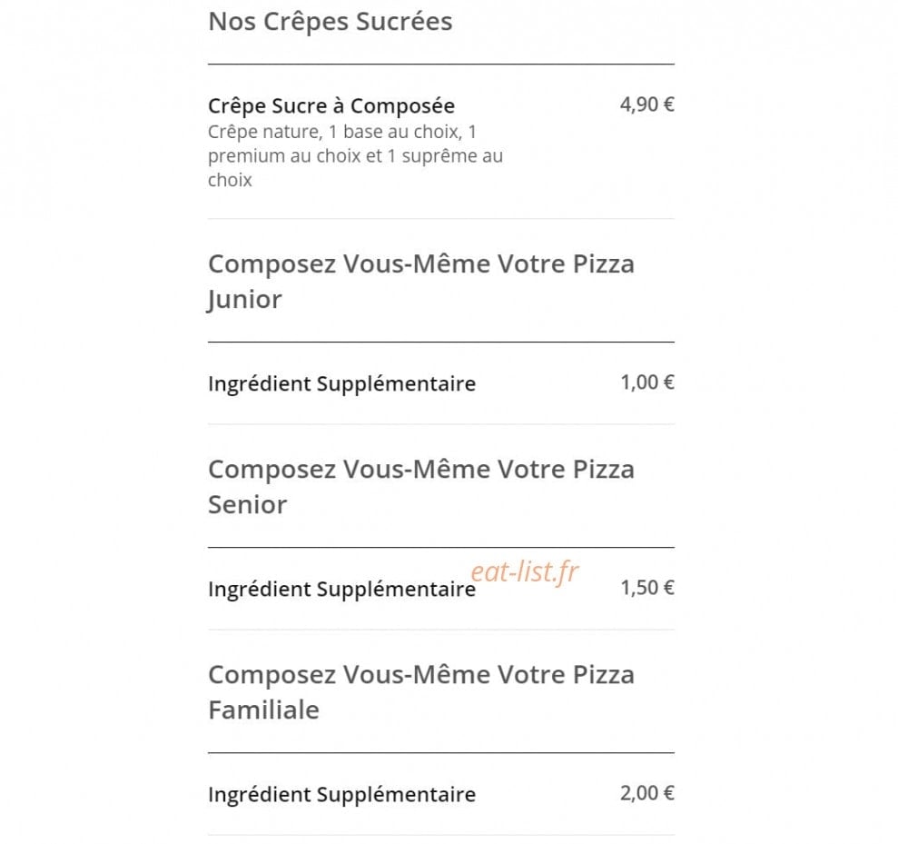 Pizza News — carte page 23