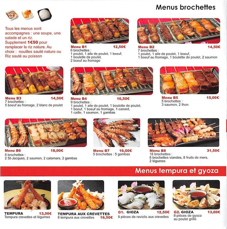 Royal Kyoto Sevran — carte page 4