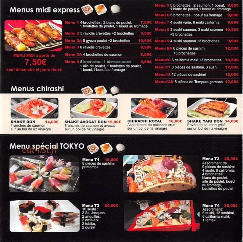 Royal Kyoto Sevran — carte page 6