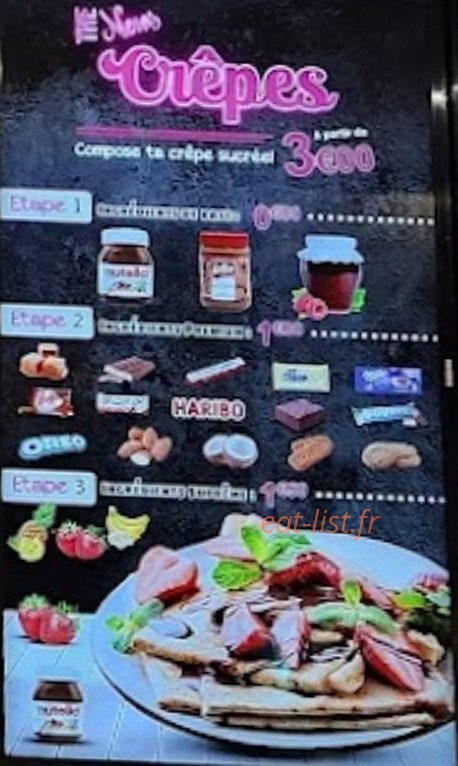 Westing Café — carte page 4
