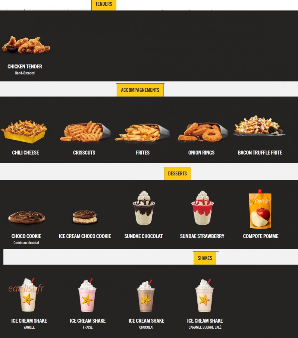carl’s jr — carte page 4