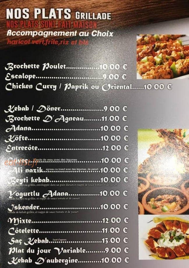 Grill Istanbul — carte page 3
