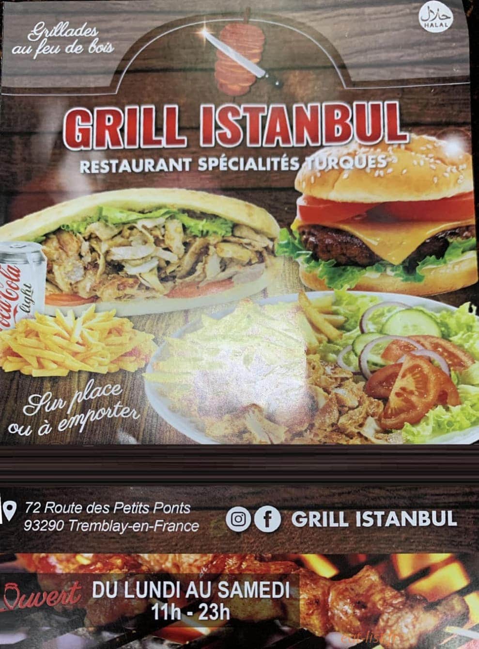 Grill Istanbul — carte page 1