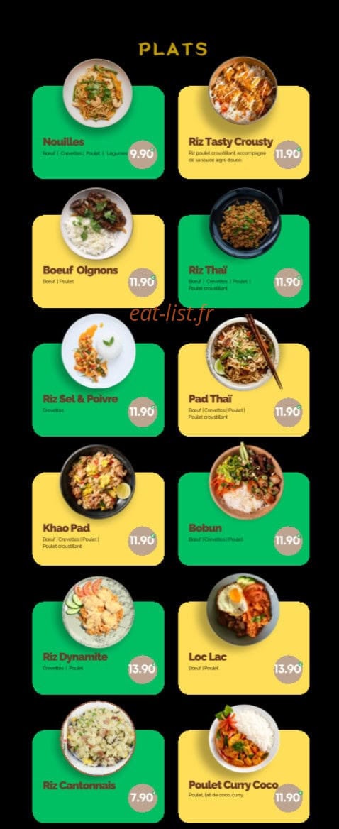 Kin Khao — carte page 3