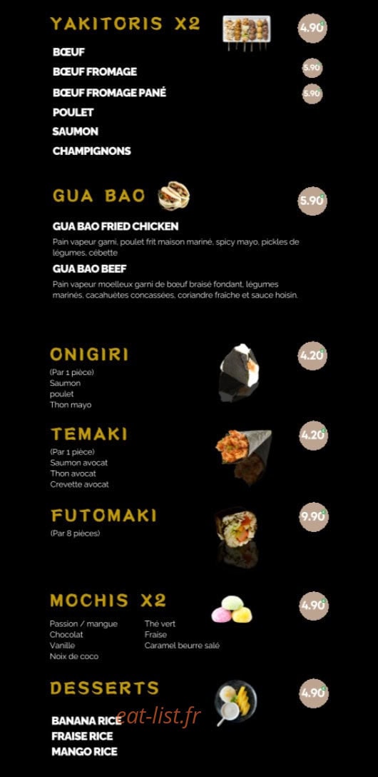 Kin Khao — carte page 5