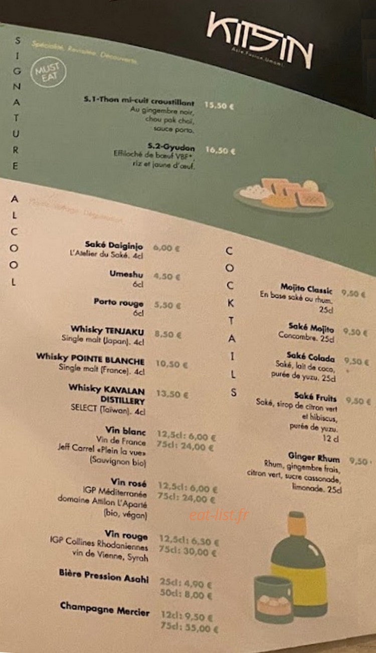 Kitsin — carte page 3
