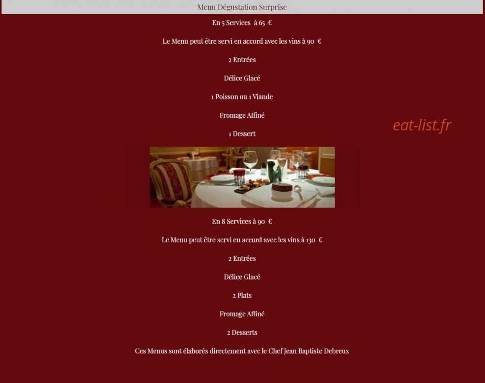 Le Cénacle — carte page 4