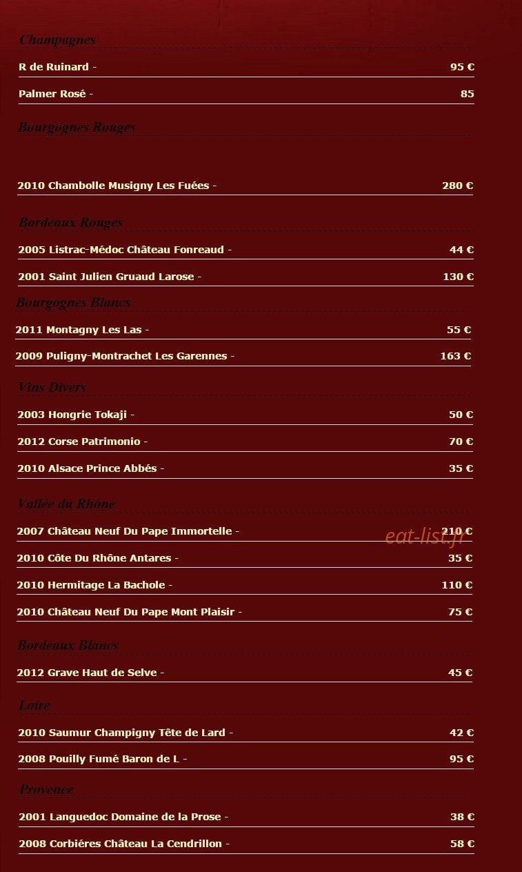 Le Cénacle — carte page 6