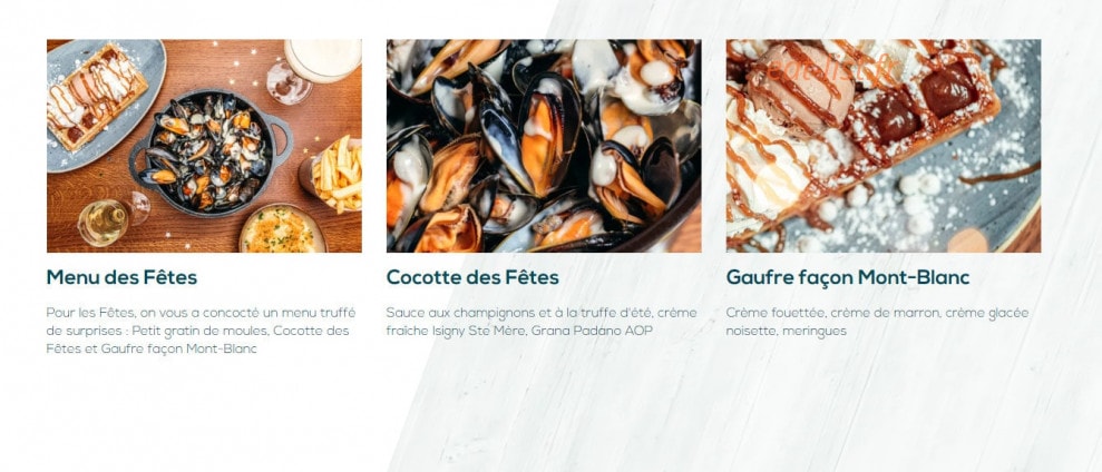 Carte et menu de Léon à Tremblay en France — Menu en ce moment