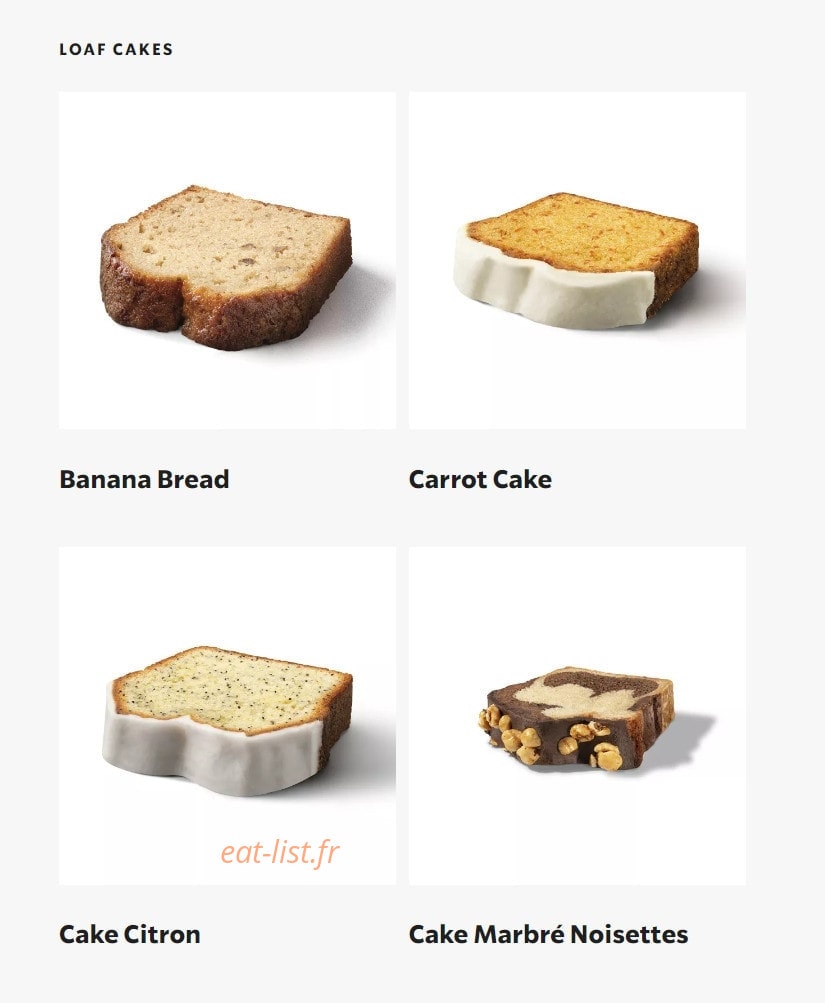 Starbucks Coffee — carte page 6