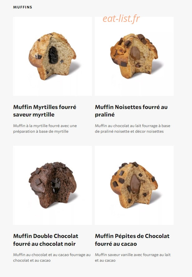 Starbucks Coffee — carte page 20
