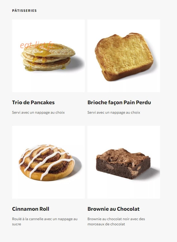 Starbucks Coffee — carte page 19