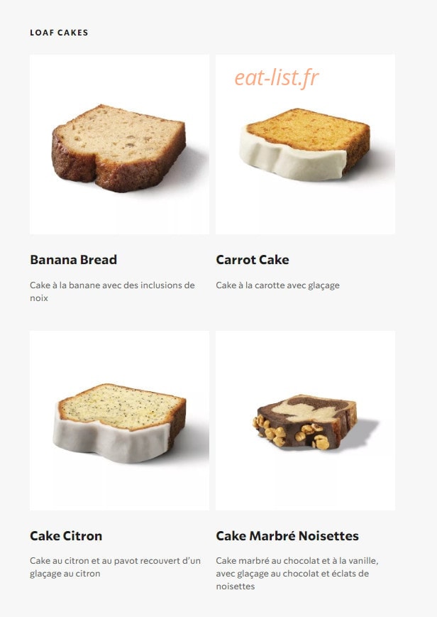 Starbucks Coffee — carte page 23