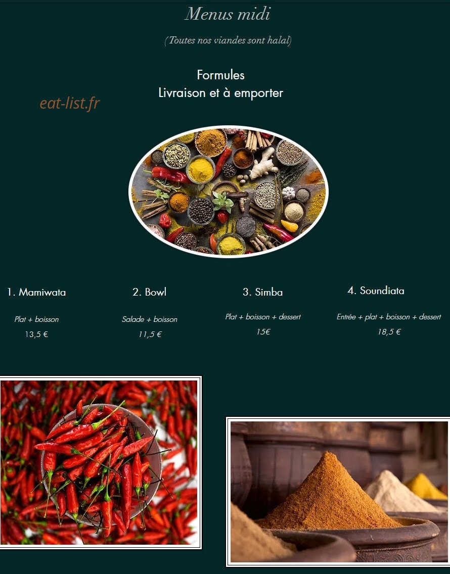 A La Bonne Sauce — carte page 5