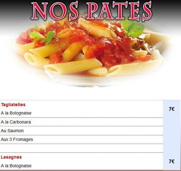 Capri Pizza — carte page 5
