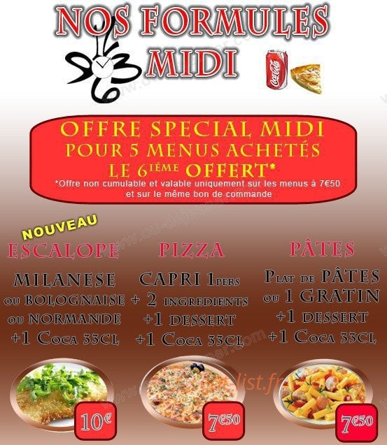 Capri Pizza — carte page 11