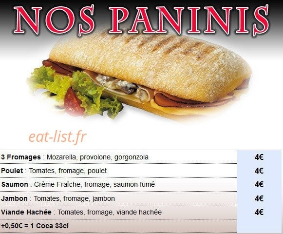 Capri Pizza — carte page 7