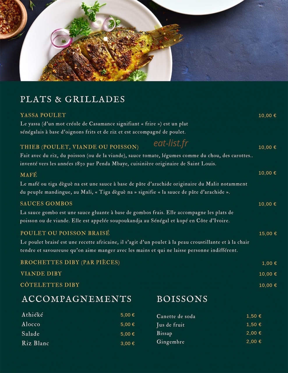 chez kayes — carte page 2