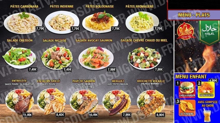 Famous Naan Chicken — carte page 4