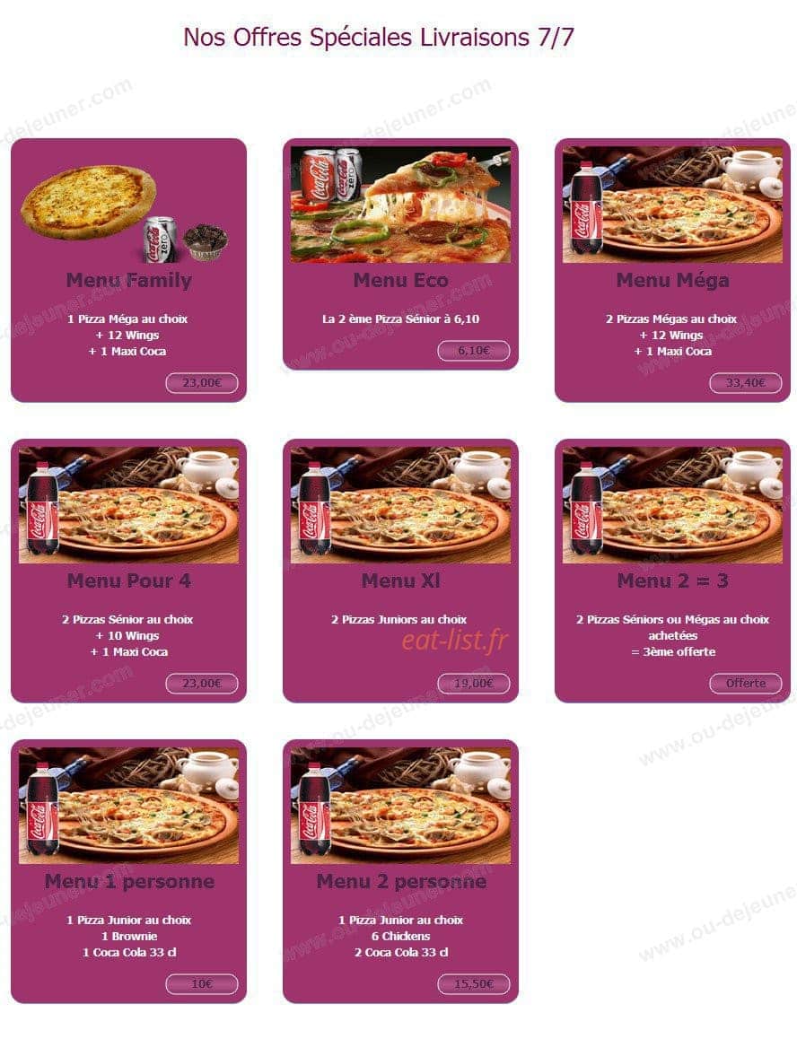 Fun Pizza — carte page 7