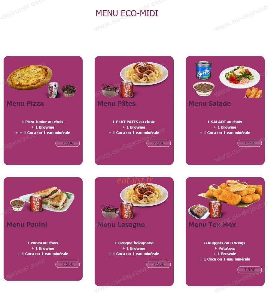 Fun Pizza — carte page 6